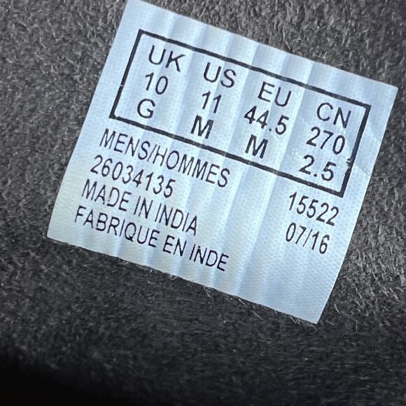 Clarks Men's Size 11 Bushacre 2 Chukka Boot Brown Leather Shoes Lace Up - Picture 7 of 10